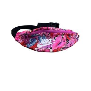 nike floral hip pack